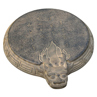 汉韵堂庭院花园布置脚踏石户外院子防滑圆形草坪造景汀步石垫脚石