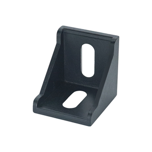 工业铝型材配件欧标4040角码黑色角件3030固定件2028连接件456080