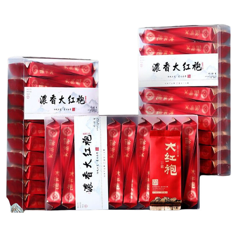 武夷山岩茶大红袍茶叶高档正岩乌龙茶送礼肉桂金奖心意山场包装