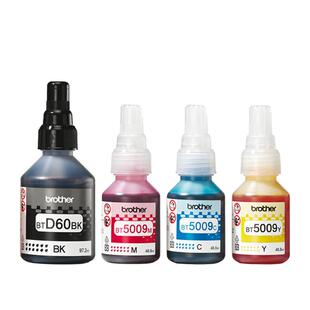 Brother兄弟打印机墨水原装喷墨彩色连供墨水BT-D60BK 5009CMY国产适用T425W T426W T725DW T226 920