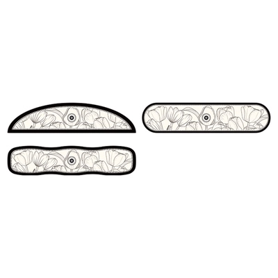 浴室水龙头吸水垫厨房硅藻泥台面沥水垫窄卡通洗手台速干防溅水垫