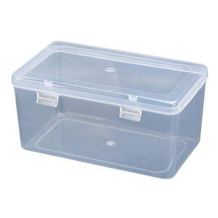 小盒子塑料盒子长方形有盖透明盒PP盒 小产品包装盒元件盒零件盒