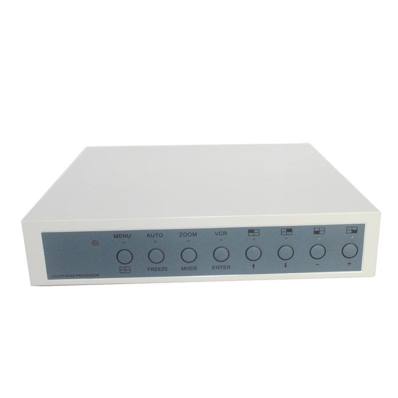 監(jiān)控四畫面分割器4路分屏器/視頻4進1出BNC4進1出/斷電記憶送電源