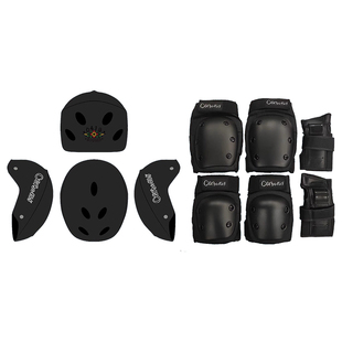 CERBERUS专业滑板轮滑护具运动护掌护腕护膝护肘七件套成人儿童