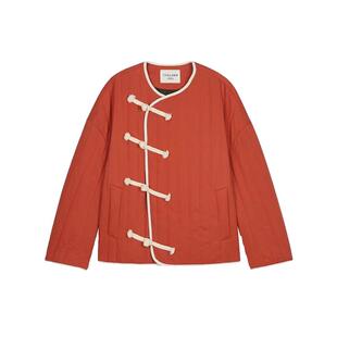 【SALE】【THE LAWN×LABELHOOD】蕾虎秋冬中式工装棉夹克外套女