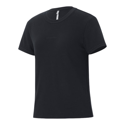 【26春新品】UPONPRO  基础款螺纹圆领宽松休闲感棉感短袖T恤上衣