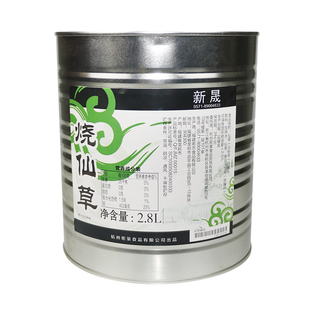 博多家园仙草汁2.8L博多新晟烧仙草汁烧仙草冻奶茶咖啡甜品饮品用