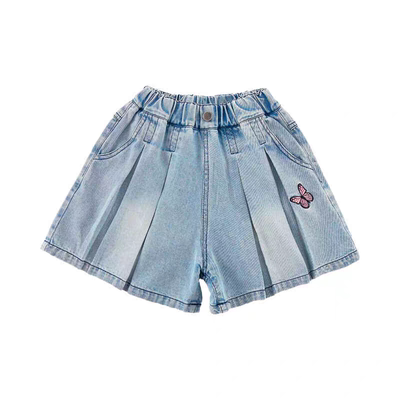 女童夏季短裤中大童薄款牛仔短裤