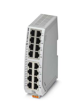 议价菲尼克斯百兆16口工业以太网交换机FL SWITCH 1016N - 108525