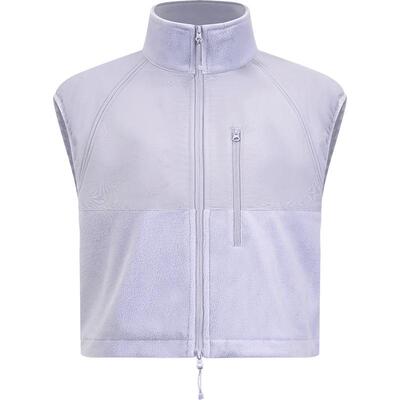 本来BENLAI女士火绒绒保暖抗静电宽松立领马甲25秋新款BNT150010