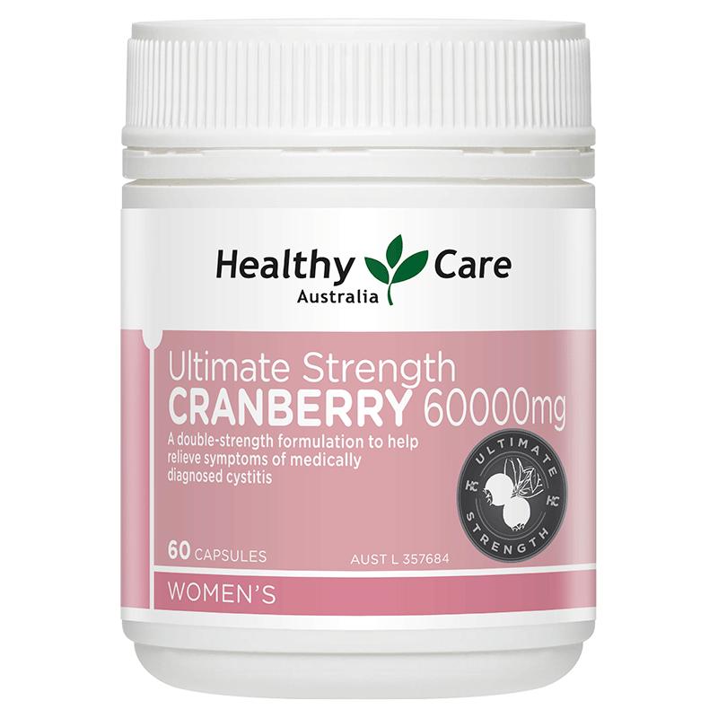 HealthyCare澳洲进口高浓度蔓越莓胶囊女性私密保健卵巢官方旗舰