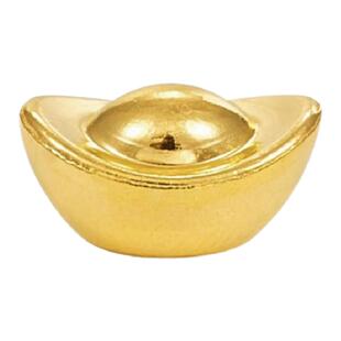 实心沙金元宝聚财摆件金元宝聚宝盆瓜子乔迁礼品招财家居开业装饰