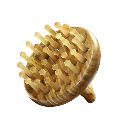 【20年白水牛角】专业头皮按摩梳