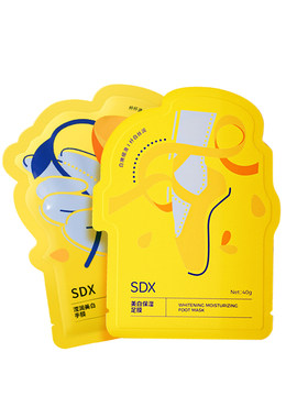 【U先派样】sdx拾度滢润美白手膜1对+sdx美白保湿足膜1对