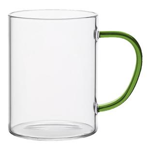 透明玻璃杯水杯家用耐高温带把高硼硅泡茶杯子牛奶男女喝绿茶茶杯