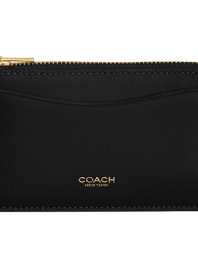 COACH/蔻驰女士NEW YORK拉链卡包证件包轻便便携