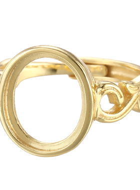 致闺蜜女s925银戒指空托