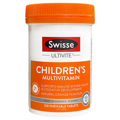 swisse补充多种营养香橙味维生素