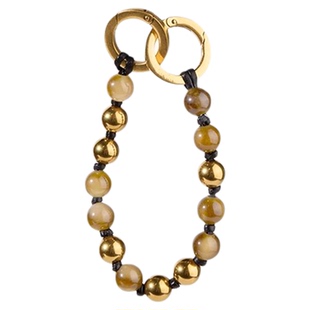 山下无事珠包包挂件配饰钥匙扣小众设计师高级感串珠挂饰链条装饰