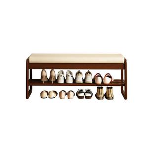 实木换鞋凳门口家用入户玄关可坐可收纳穿鞋凳进门鞋柜坐凳一体凳