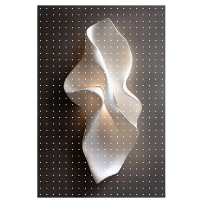 简约洞洞板置物架定制实木入户玄关造型墙面黑白轻奢装饰收纳展示