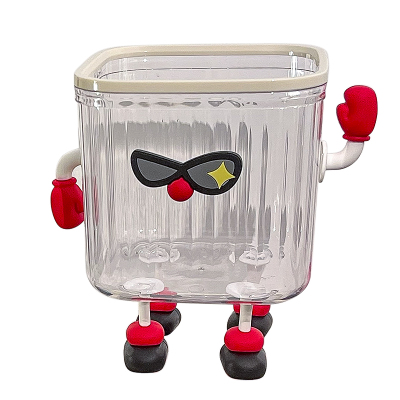 可爱小萌粒收纳盒透明