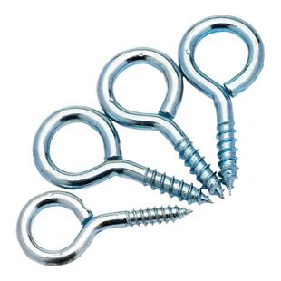 吊环带圈挂钩羊眼螺丝铁问号勾子羊眼钩灯钩羊角带钩木自攻螺丝钉