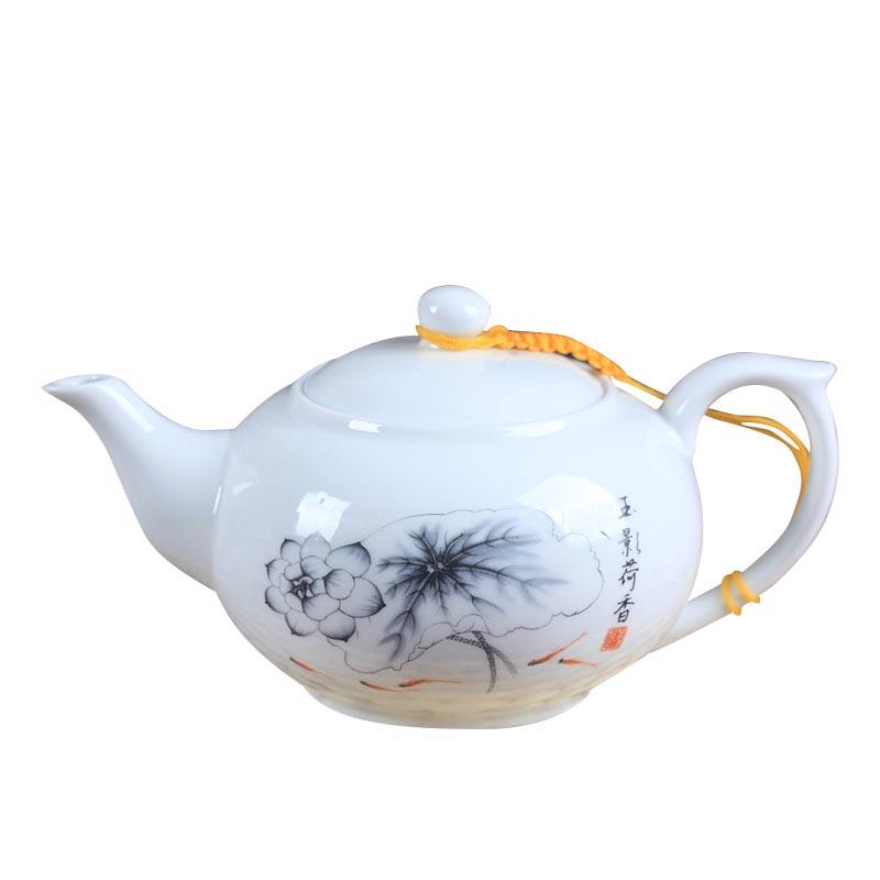茶壶青花瓷功夫茶具水壶家用陶瓷