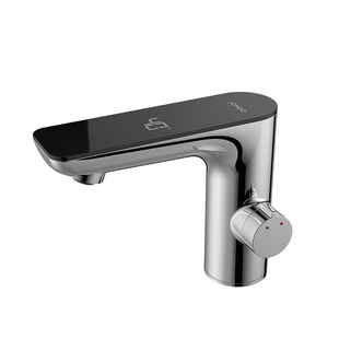 九牧智能感应面盆水龙头免触卫生间冷热水温度数显自动洗手洗脸器