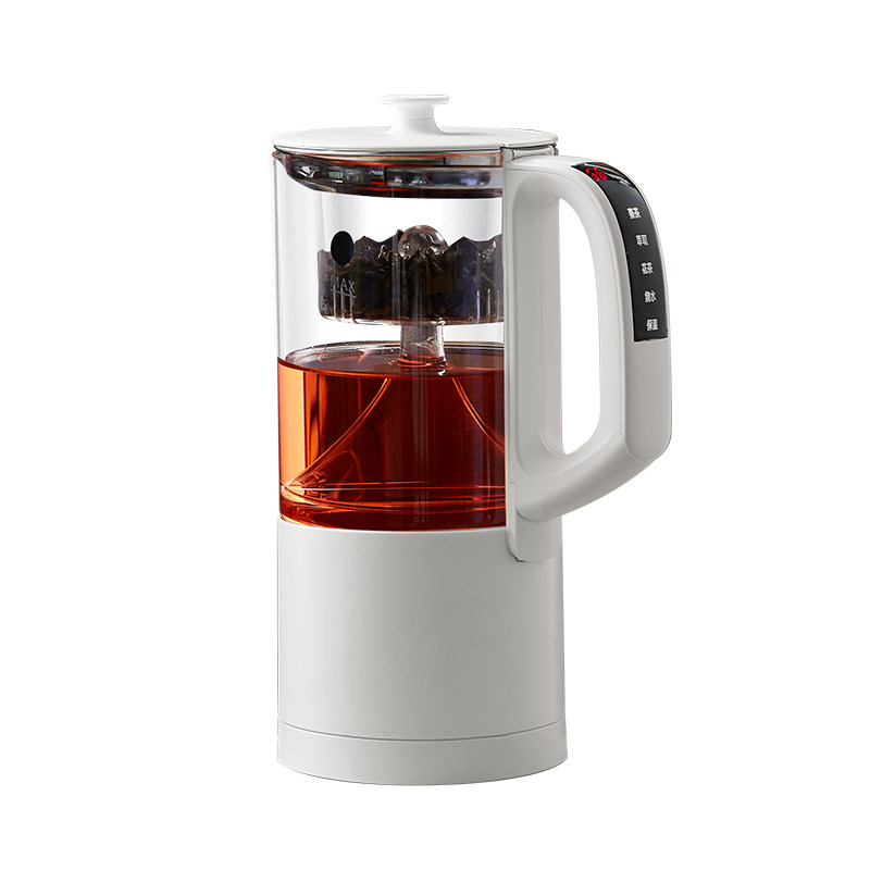 帕米煮茶器家用煮茶壶黑茶全自动蒸汽电热玻璃蒸花茶壶保温喷淋式