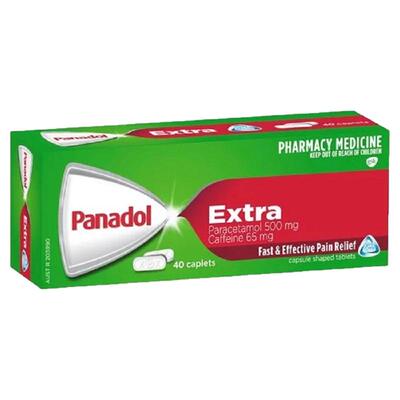新西兰药房48粒澳洲PANADOL EXTRA特强加强止痛片感冒痛经必理痛