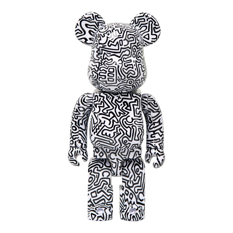 bearbrick400%凯斯哈林潮玩摆件