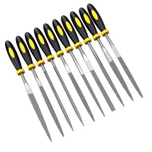 德国进口什锦锉刀套装小型钢锉刀金属木工打磨工具小挫刀三角半圆