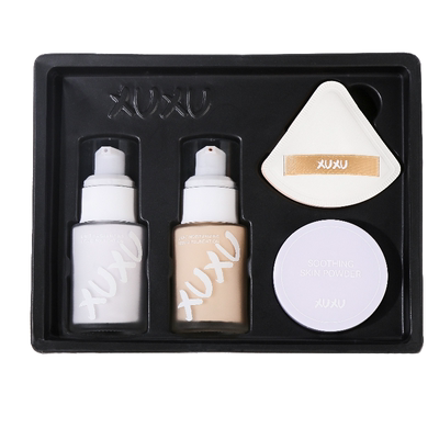 保湿遮瑕粉底液隔离霜控油散粉