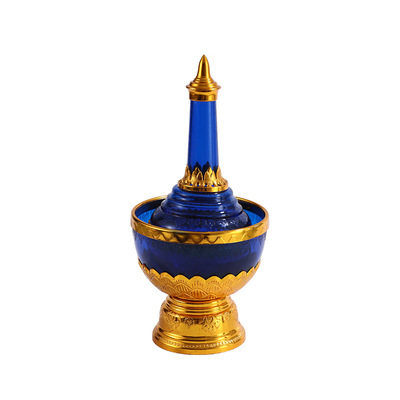 傣族圣水杯泰国佛坛供奉滴水瓶寺庙摆件水罐器皿佛堂滴水瓶聚宝盆