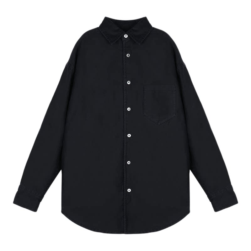 重工精梳棉洗水衬衫棉服外套大衣