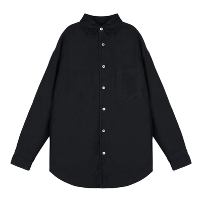 重工精梳棉洗水衬衫棉服外套大衣