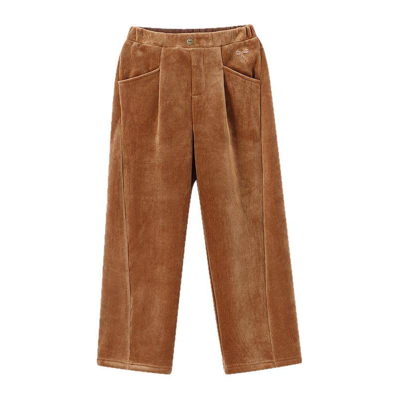 【商场同款】安奈儿童装女童裤子冬弹力保暖长裤AG446823