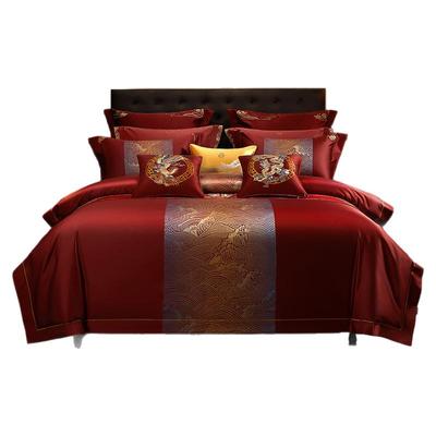 高端奢华婚庆140支长绒棉四件套