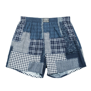 Brinkhome阿罗裤男士居家睡裤短裤平角内裤头纯棉宽松大码男四角