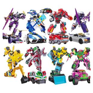 炫卡斗士3第三季儿童汽车变形机器人四玩具4男孩金刚机甲重轨巨神