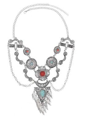 敦煌飞天异域民族风钱币项链