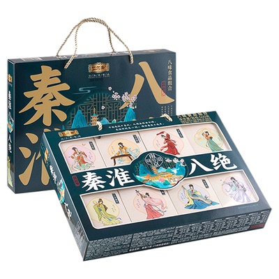 南京秦淮八绝特产伴手礼小吃零食组合桂花糕点心休闲美食糕点送礼
