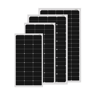 高转换率BC太阳能板耐高温光伏板60W-310W可充12V24V电瓶