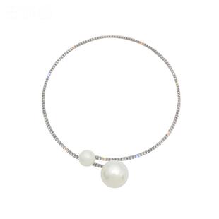 个性项链女Choker夸张锁骨链2026年新款性感女神珍珠开口项圈网红