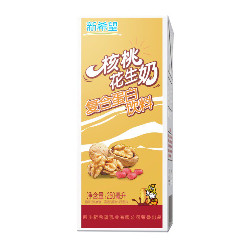 新希望华西核桃花生牛奶复合植物植物蛋白饮料/植物奶