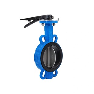 D71X-16手柄对夹式蝶阀手动软密封蝶阀DN40 50 65 80 100