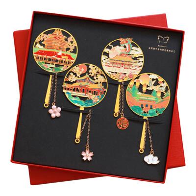 北京景点金属书签已墨