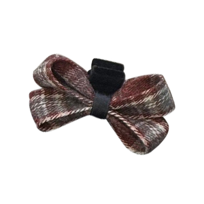 韩系清冷感格纹小抓夹！谁戴谁美