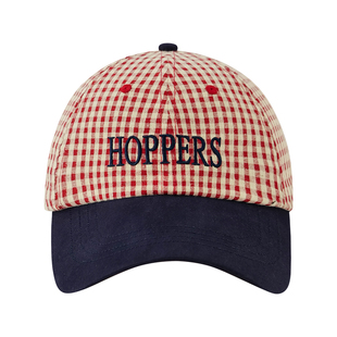 Himade2026s韩系拼色格子氛围感棒球帽子男女ins显脸小遮阳鸭舌帽